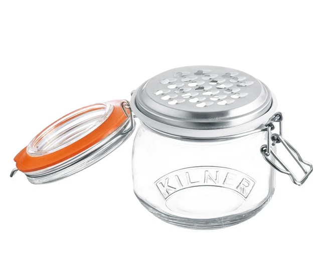 Kilner - Reibe Aufsatz mit Vorratsglas dicht 0,5l Käsereibe Hobel Gemüse 0025841