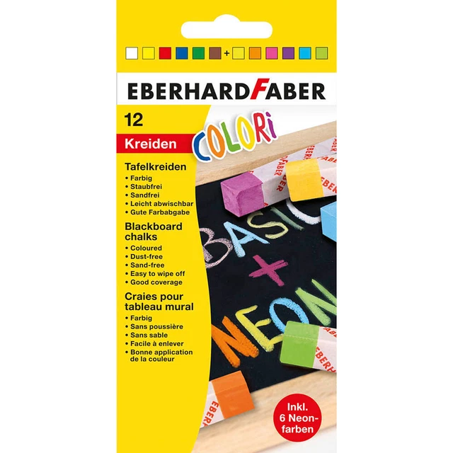 EBERHARD FABER Colori Kreide farbsortiert 12 St.