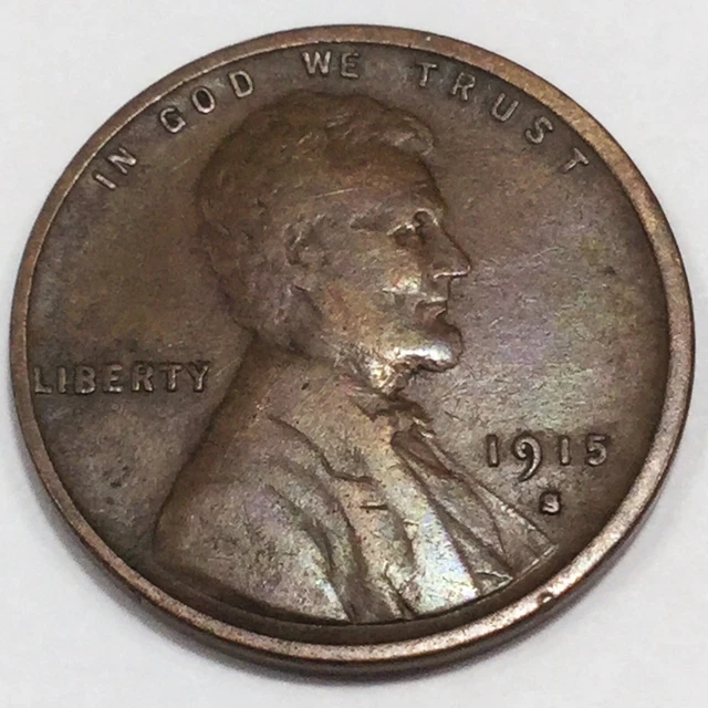 1915-S Lincoln Wheat Cent Penny Beautiful Coin Rare Date