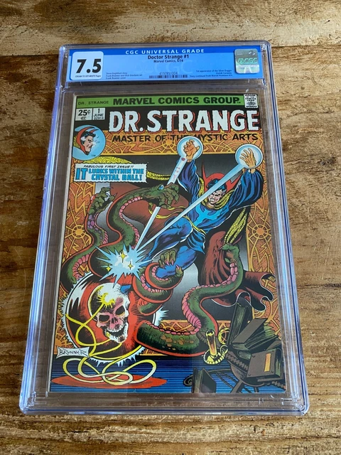 Dr. Strange #1 Marvel Comics 1974 1st Solo Appearance Bronze Age Vintage CGC 7.5