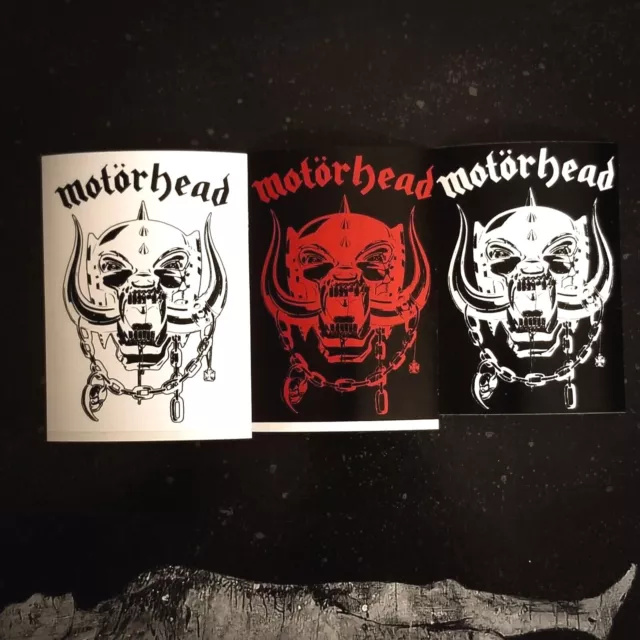 Motorhead 4 x 3" Waterproof Vinyl Sticker Decal [💪 HQ Durability!] Lemmy Metal