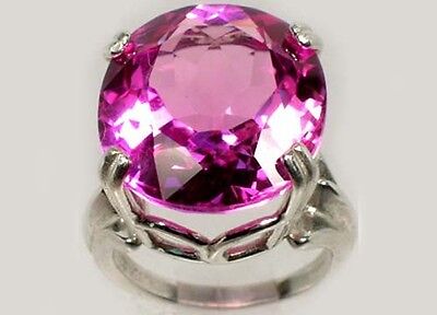 Pink Topaz Ring 31ct - Ancient Greece Intellect Anti-Evil Witchcraft Gem 3