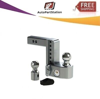 Weigh Safe 2-Ball Mount - 2" Hitch - 8" Drop, 9" Rise - 10K - w/ Built-In Scale