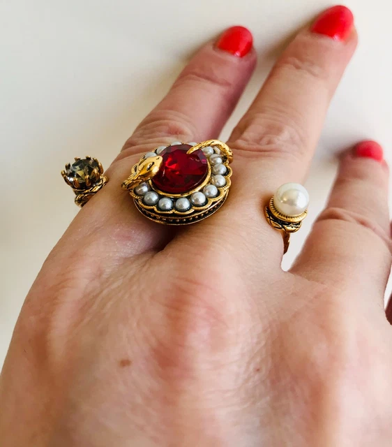 Alexander mcqueen snake discount ring