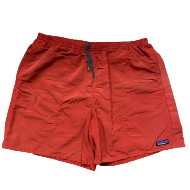 Patagonia Shorts Adult XL Red Baggies Nylon Hiking Hybrid Swim Running Men's