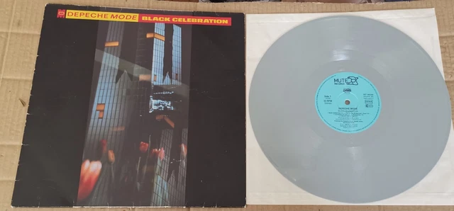 DEPECHE MODE black celebration LP 1986 Grey Vinyl Misprint Logo 1 EUR 5 ...