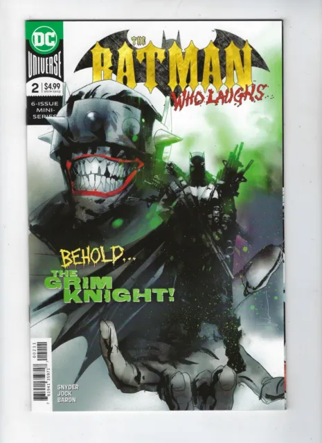 The Batman Who Laughs # 2 DC Comics The Grim Knight Snyder/Jock Mar 2019 NM New