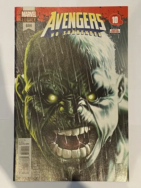 Avengers 684, 1St Immortal Hulk, Marvel Comics, May 2018, Vf