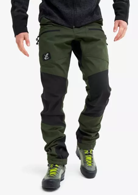 NEW RevolutionRace Nordwand Pro Trousers Men Forest Green - Medium