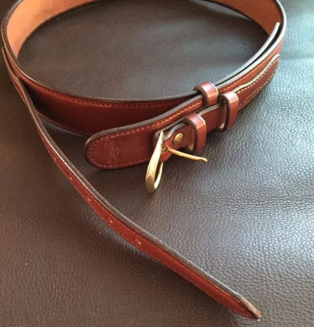 1-1/2 Amish Handmade Western Cowboy Texas Ranger Style Leather Belt 1.5" Usa Ccw 3