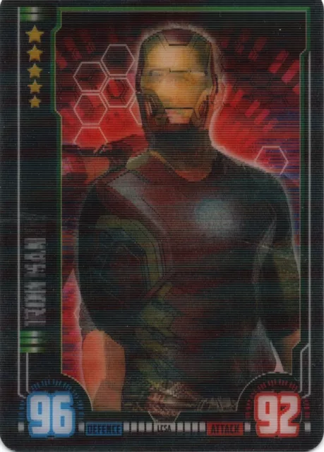Topps Marvel Hero Attax Cinematic Universe Limited Edition Card Iron Man LESA