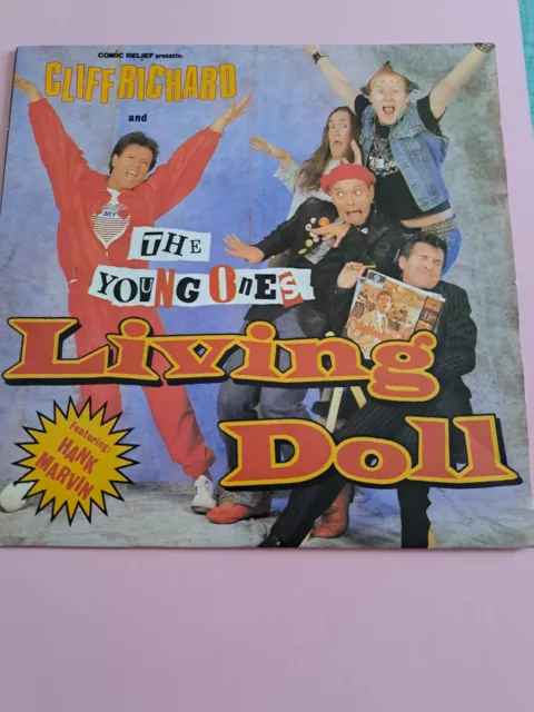 Cliff Richard And The Young Ones Living Doll 7in Vinyl Single