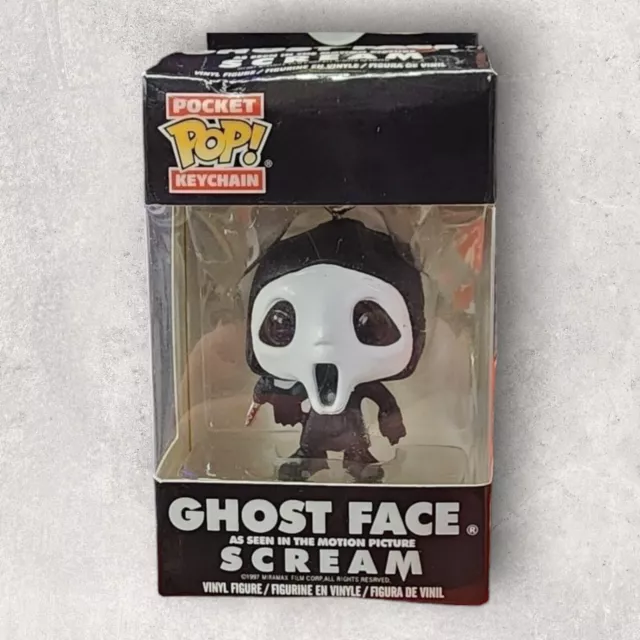 Funko Pop - Scream - GHOSTFACE keychain - ghost face - pocket pop! authentic