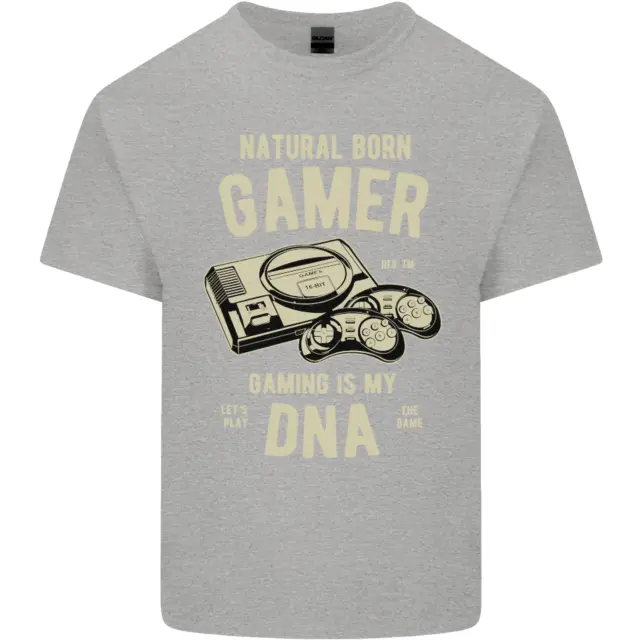 T-shirt per bambini Natural Born Gamer gioco divertente bambini 5