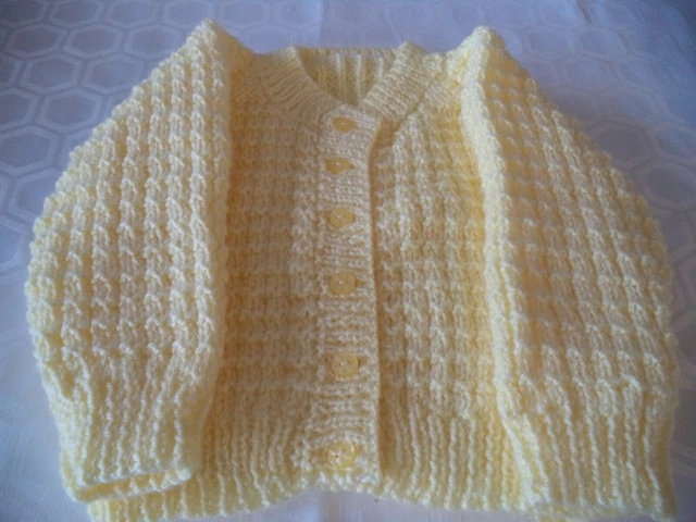 Cardigan bambino lavorati a mano 3