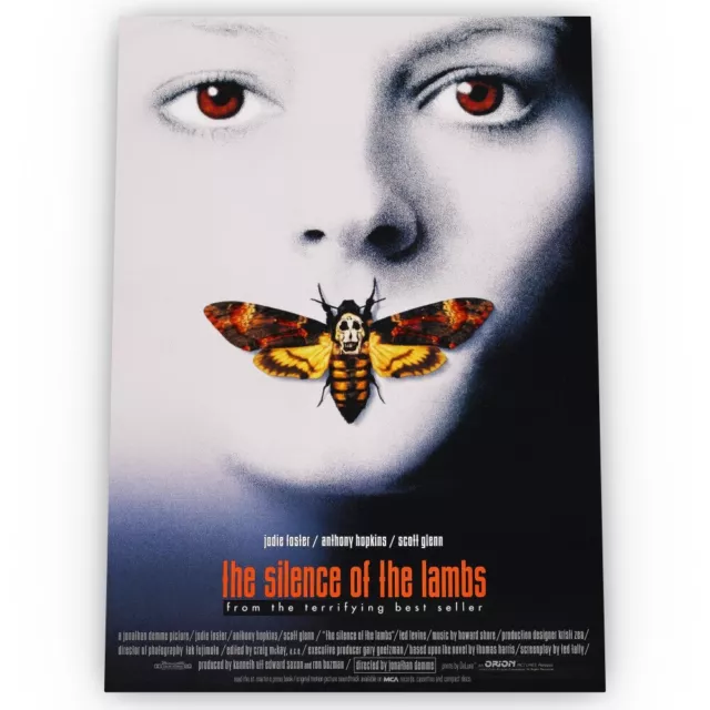 The Silence of the Lambs Movie Poster Satin High Quality Archival A1 A2 A3