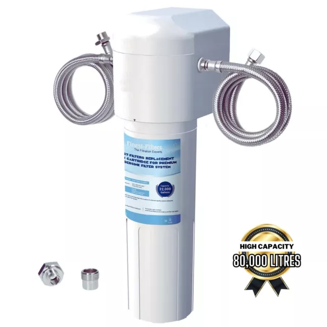 Undersink Water Filter System High Capacity 80K Litres Drinking Water Filtration