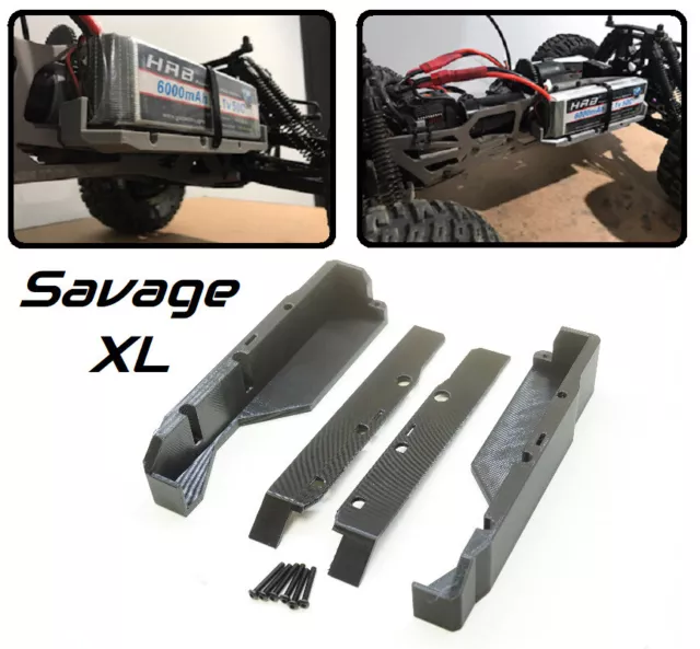 Upgrade Extra Large Universal Battery tray for HPI Savage XL (6s+)