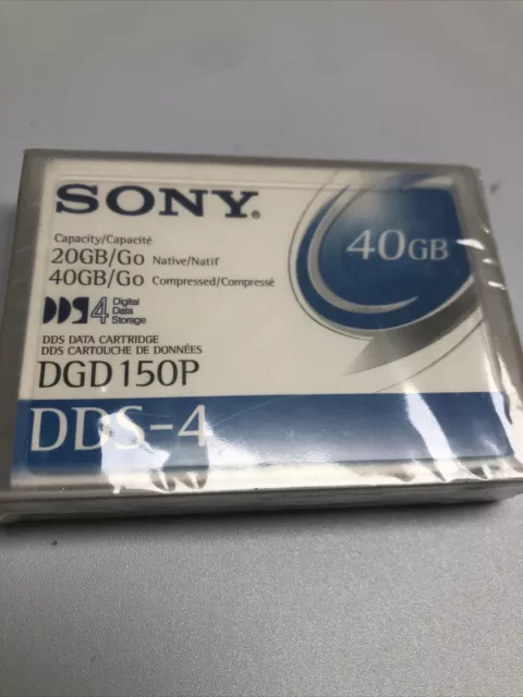 Lot of (3)  Sony DGD-150P DDS-4 20GB 40GB Data Cartridge 2