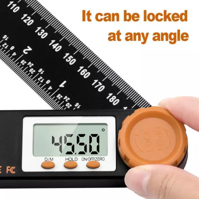 4in1 digital display Angle ruler Level gauge measuring A3 New tool Z2V7 3