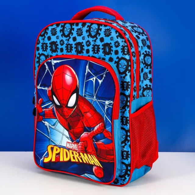 Enfants Grand Marvel Spiderman Rentrée Scolaire Sac à Dos Livre