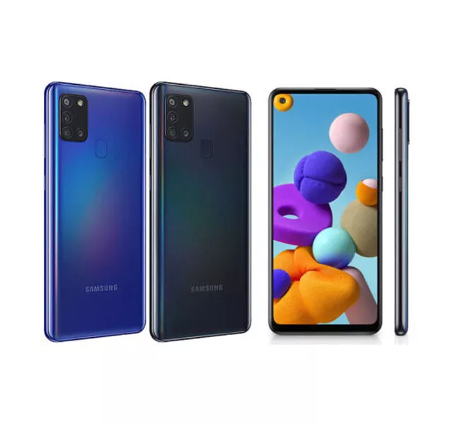 Samsung Galaxy A21s DualSIM 32GB/3GB 48MP 4G LTE NFC Unlocked Phone - Black