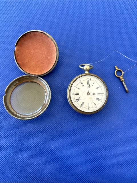 ANCIEN MONTRE DE gousset a Coq en argent massif XIXe EUR 190,00