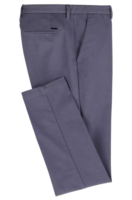 Hugo Boss Mens 'Kaito3-W' Blue Slim Fit Cotton Blend Casual Pants 30R