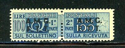 Italy Trieste Scott # Q9- MH - Pair - CV=$17.50