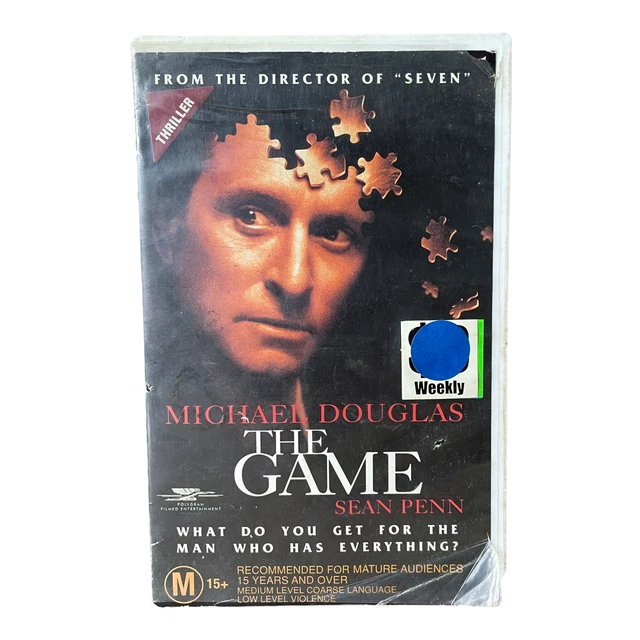 The Game VHS - AC/AUS/PAL/MA 15+/Vintage/Thriller/Ex Rental/Civic Video 🐙