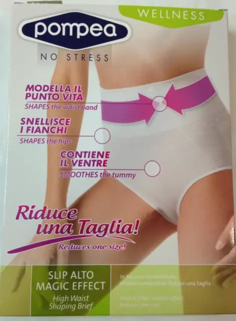 Guaina Slip Donna Vita Alta Modellante Magic Effect Pompea Panciera Snellente