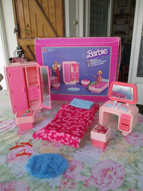 Chambre Barbie N°2150 Version Orange 1978 Mattel Vintage Boîte D'Origine