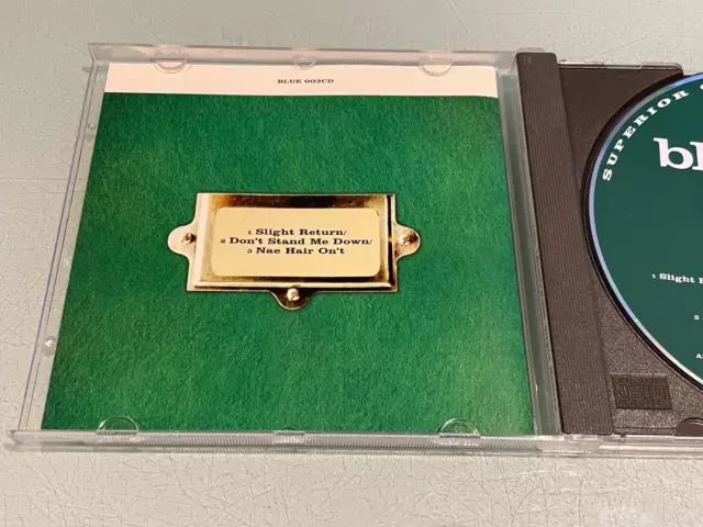 The Bluetones - Slight Return - 3 Track CD Single - 1996 Paradox Records 3