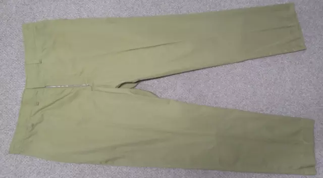 Boy Scouts America Green Uniform Pants Mens L 38" WAIST 34" INSEAM COTTON OLIVE