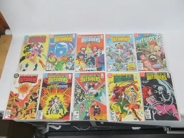 Adventures of the Outsiders 10 Comic Lot 34 35 36 37 38 39 40 41 42 45