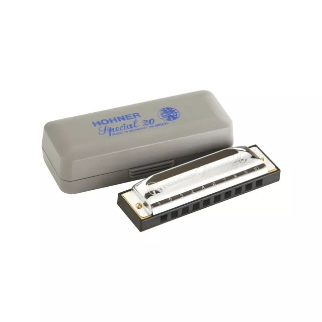 Hohner Special 20 Classic Natural minor harmonica, Harmonica in all keys, box in