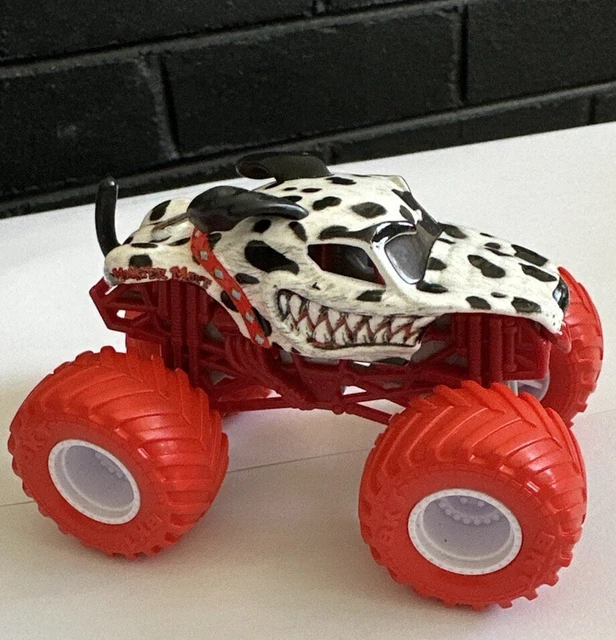 HOT WHEELS MONSTER Jam Monster Mutt Dalmatian Red Chassis, Red Tyres ...