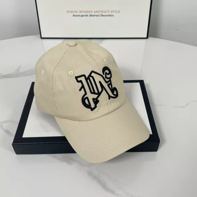 Fashion Palm Angels Baseball Cap Classics Adjustable Embroidered Apricot Hat