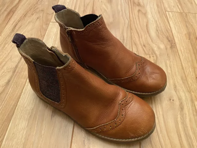 Mini Boden Girls Chestnut Boots. Sz 37. VGUC