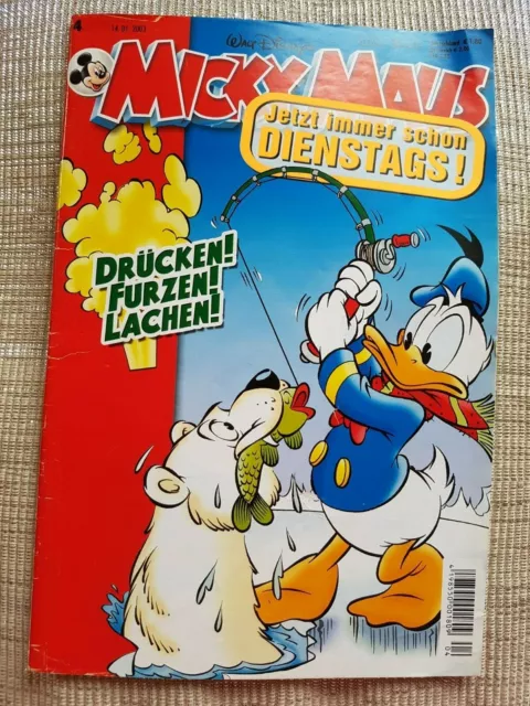 Micky Maus Magazin Nr. 4 vom 14.01.2003  Walt Disney`s Comic