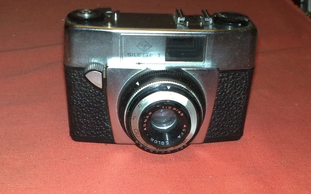 AGFA  SILETTE I COLOR  macchina fotografica vintage con custodia in pelle 2