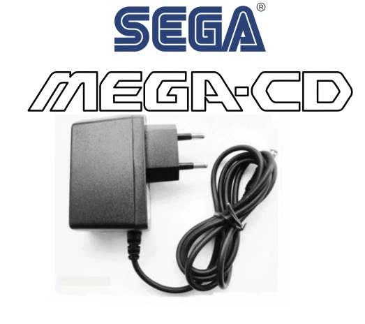 Adaptateur d’alimentation pour chargeur 9V CA pour Nintendo SNES Sega Genesis Mega Drive Noir