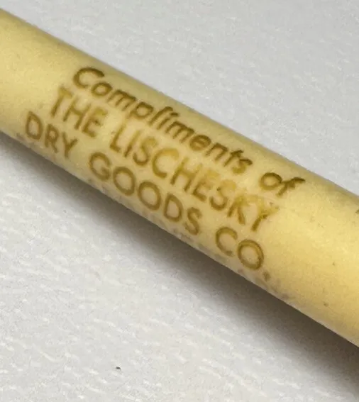 Vintage Great Bend Kansas The Lischesky Dry Goods Company Women’s Store Pen