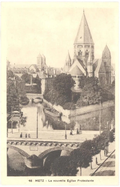 CPA 57 - METZ (Moselle) - 46. The New Protestant Church