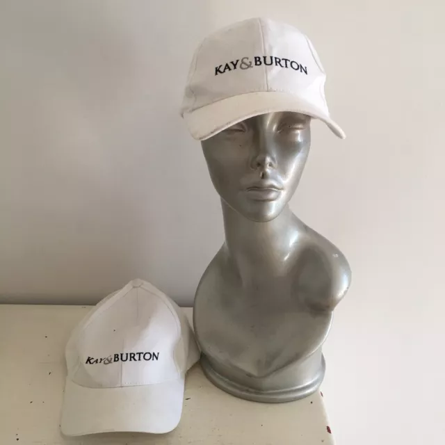 Kay & Burton Portsea Sorrento Flinders Australia Cap White Mens Sports Promo Hat
