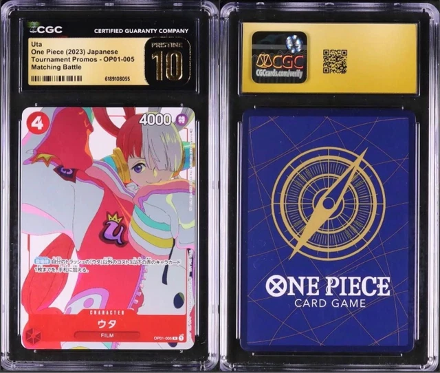 CGC10 PSA10 UTA Matching Battle Promo OP01 005 Hanafuda From JAPAN
