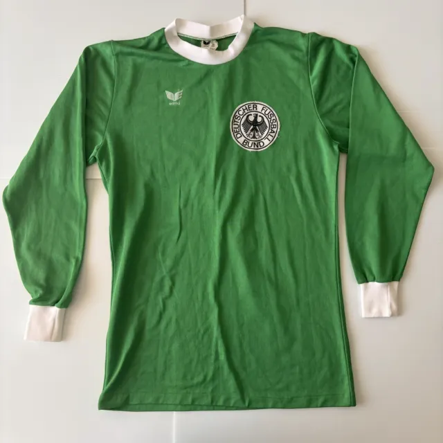 1970s West Germany Erima Away Large Football Soccer Shirt Jersey Deutschland