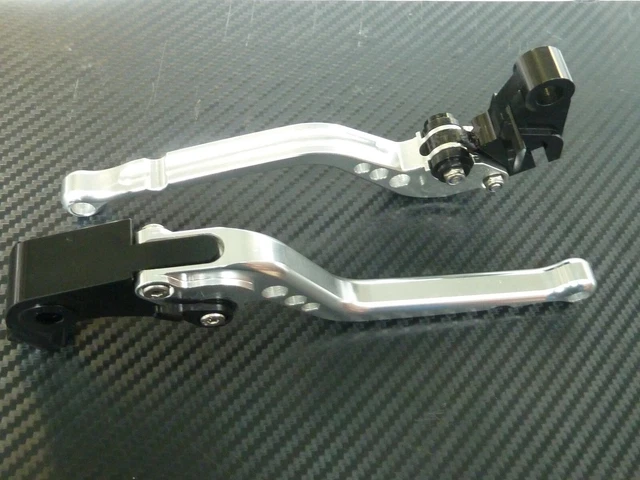 Palancas Plegables Y Extensibles De Freno Y Embrague Para KTM 950 SM 2005-2006 - Negro/naranja, Aluminio Anodizado