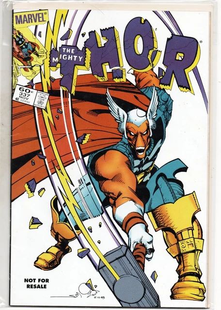 Marvel Thor 337 Rare Comic Mid FN/VF 7.0 Bag & Board 2006 Legends Reprint Hot