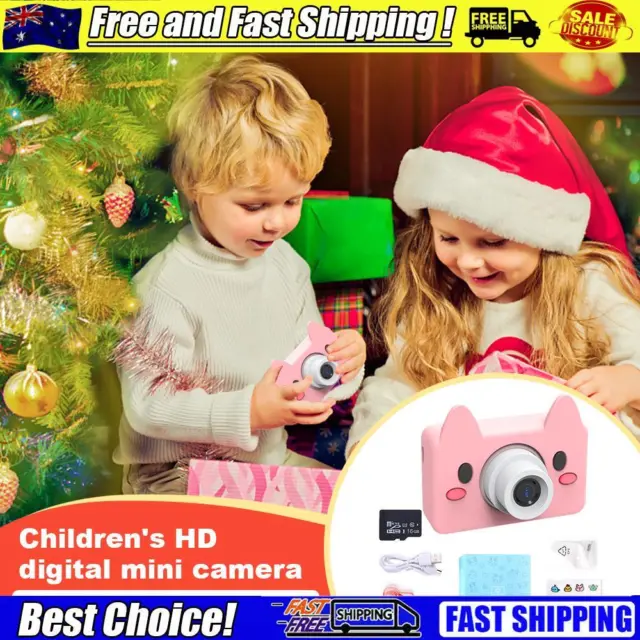 Micro Cam Cute Cartoon Kids Digital Camera Christmas Birthday Festival Gifts